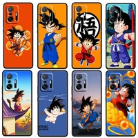 anime dragon ball z goku kid for xiaomi mi 12 11 10 ultra 11t 10t pro lite 11i 10i 10s 5g soft silicone black phone case cover