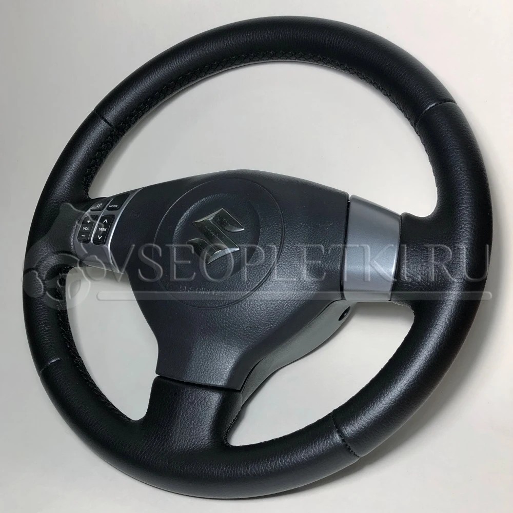 Оплетка на руль &quotSuzuki SX4&quot (Сузуки CX4) для резинового (полиуретанового) руля -