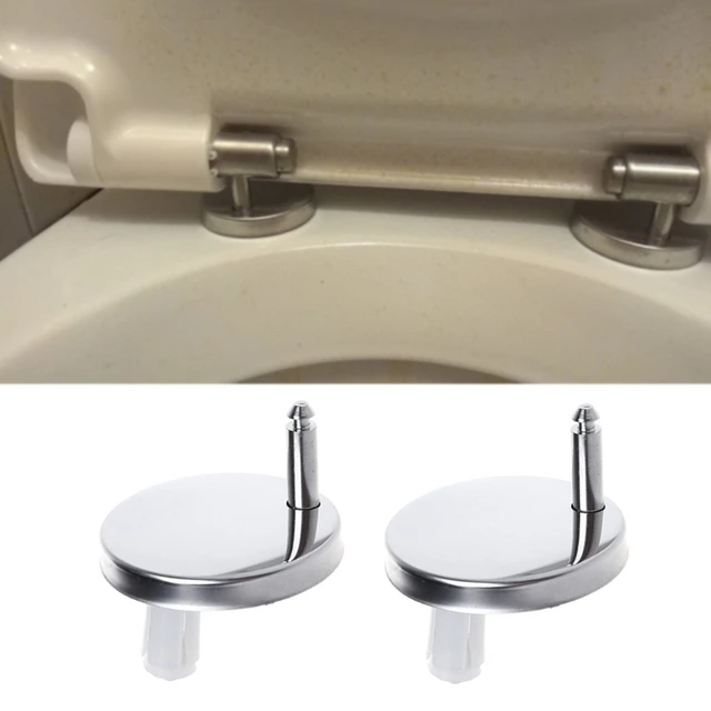 Bisagras Tapa Wc Asientos De Inodoro  Replacement Toilet Seat Hinge Set -  Toilet Seats - Aliexpress