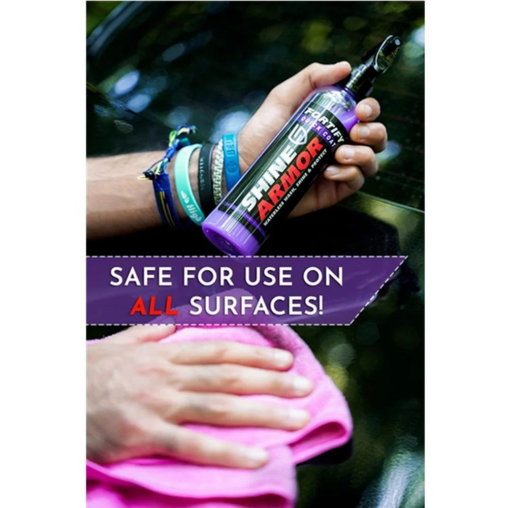 Полировка для автомобиля SHINE ARMOR с керамическим покрытием без воды гидрофобное