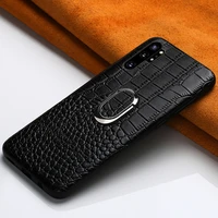 genuine leather phone case for samsung galaxy note 10 note 10 pro a50 a70 a10 a40 a8 s10 s7 s8 s9 plus magnetic kickstand cover