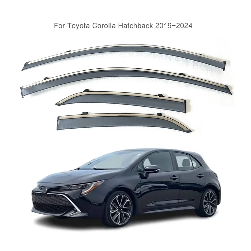 

Для Toyota Corolla хэтчбек/седан 2019-2024 дефлекторы окон, козырек от дождя, защита от атмосферных воздействий