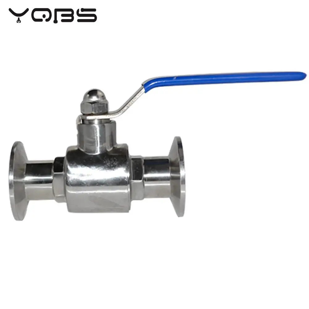 Гигиенический шаровой кран YQBS с полным отверстием тройной зажим наконечник из