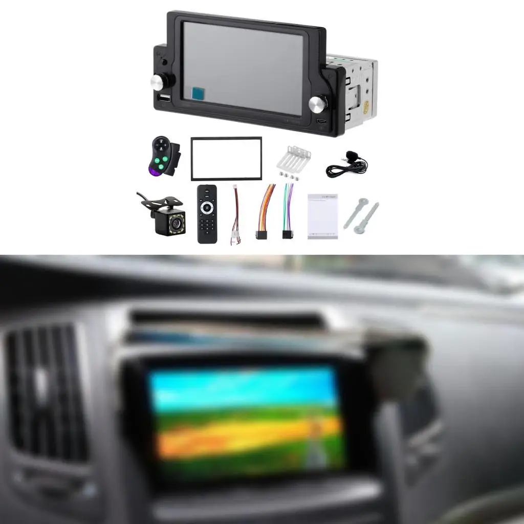 Универсальный автомобильный MP5-плеер вилка европейского стандарта функция