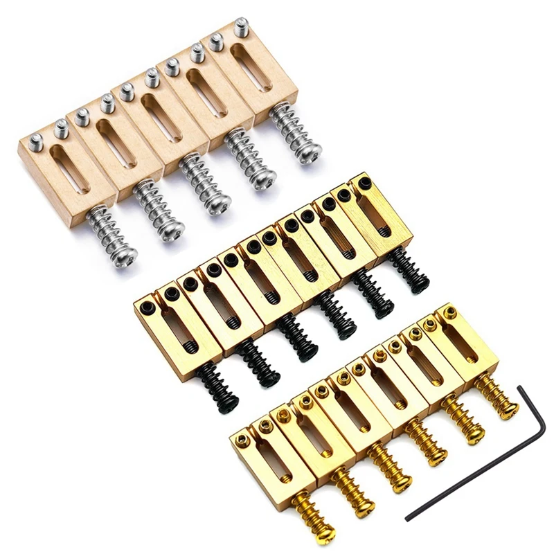 

6 Pcs Electric Guitar Single Shake Tremolo Bridge String Code, Bottom String Bar Pressing String Code For Fender