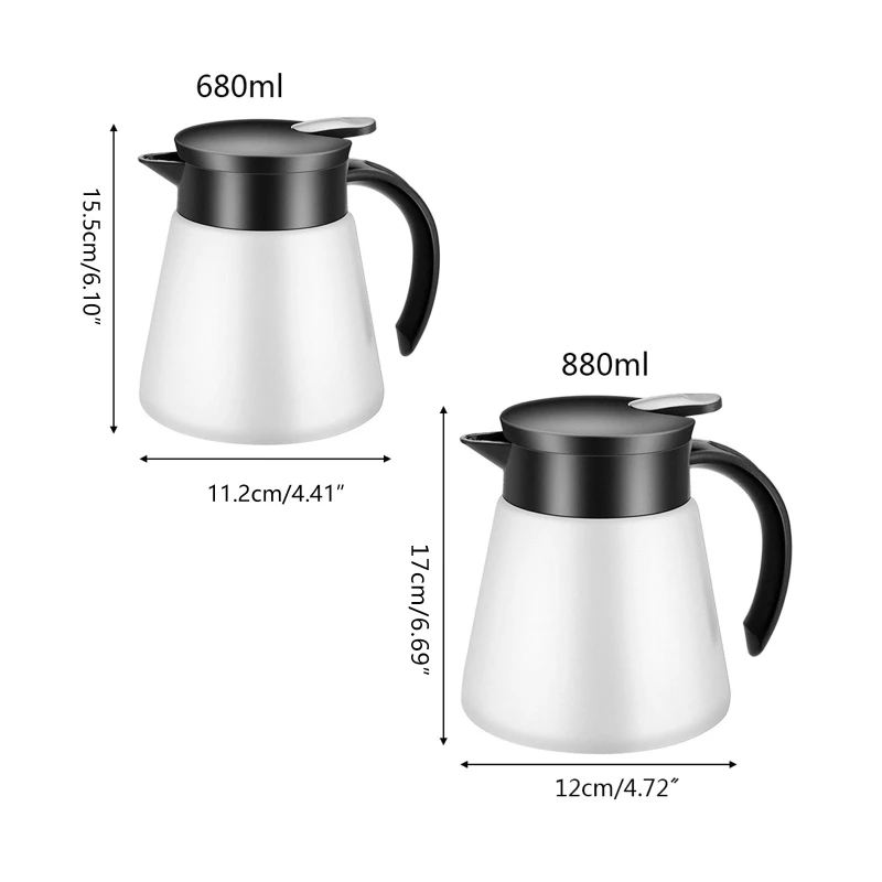 

680/880 мл, нержавеющая сталь, двойная настенная вакуумная колба, изолированная фотолаборатория