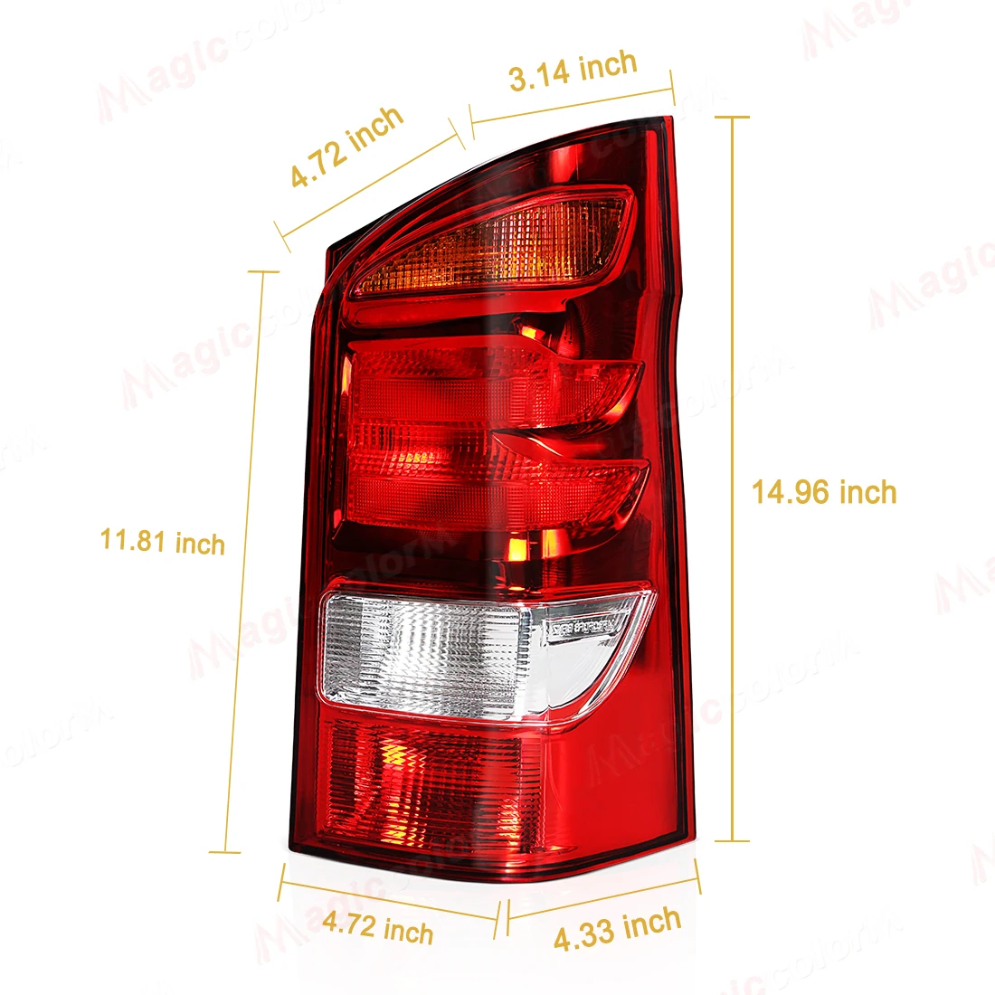 Фото Задний фонарь для Mercedes Benz Vito W447 2015 2016 2017-2021, задние стоп-сигналы, сигнальная лампа дальнего света без лампочек A4478200064 №3
