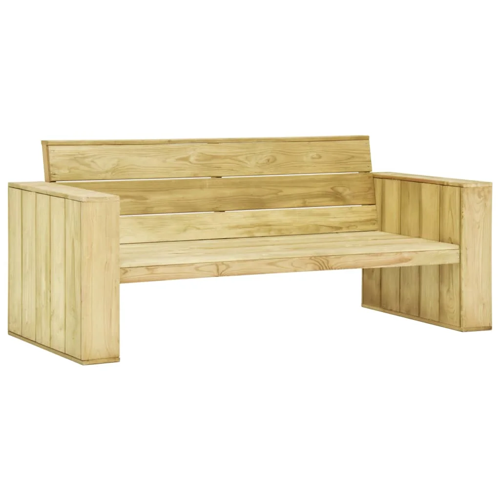 

Garden Patio Bench, Outdoor Seating, 179 cm Impregnated Pinewood