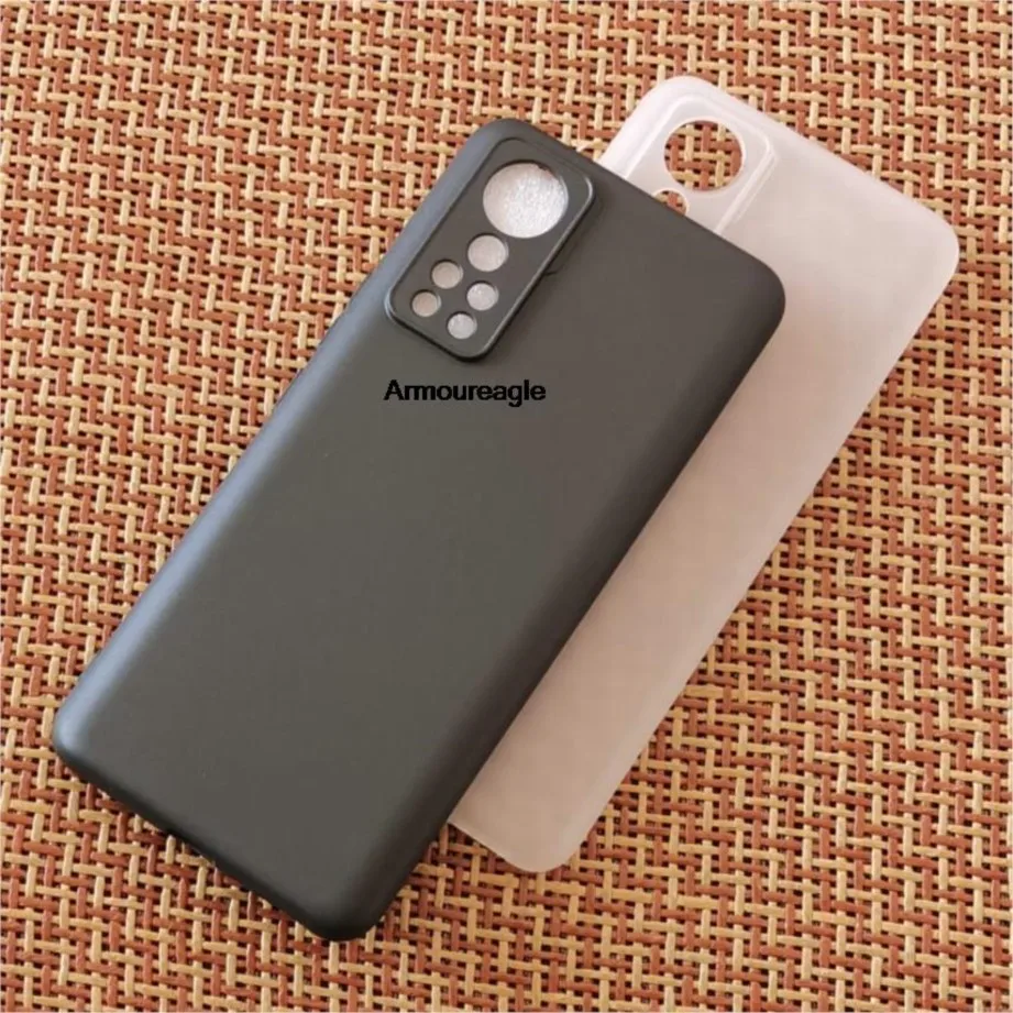 Матовый чехол из ТПУ для zte axon 30 5g черный мягкий противоударный защитный против