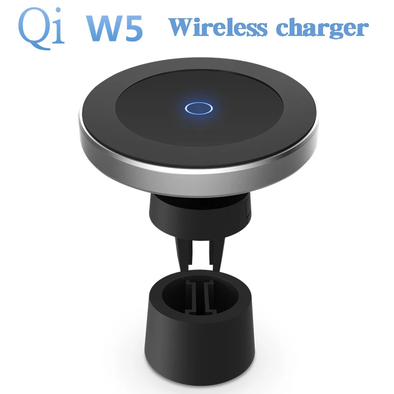 

10W 360 Degree Rotation Car Wireless Charger For iPhone Xs Max X Samsung S10 S9 Suntaiho Qi Wirless Charging Magnetic Car Holder