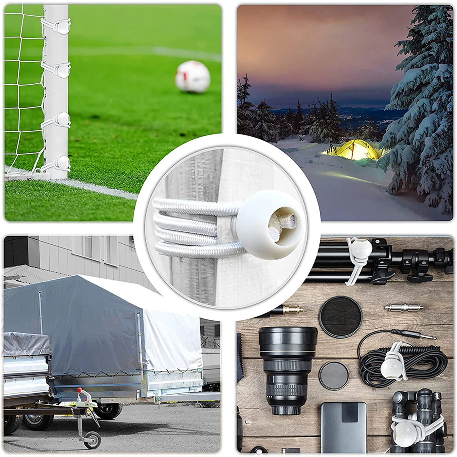 Эластичный Шнур для палатки 50 шт./компл. эластичный шнур Натяжной ремень