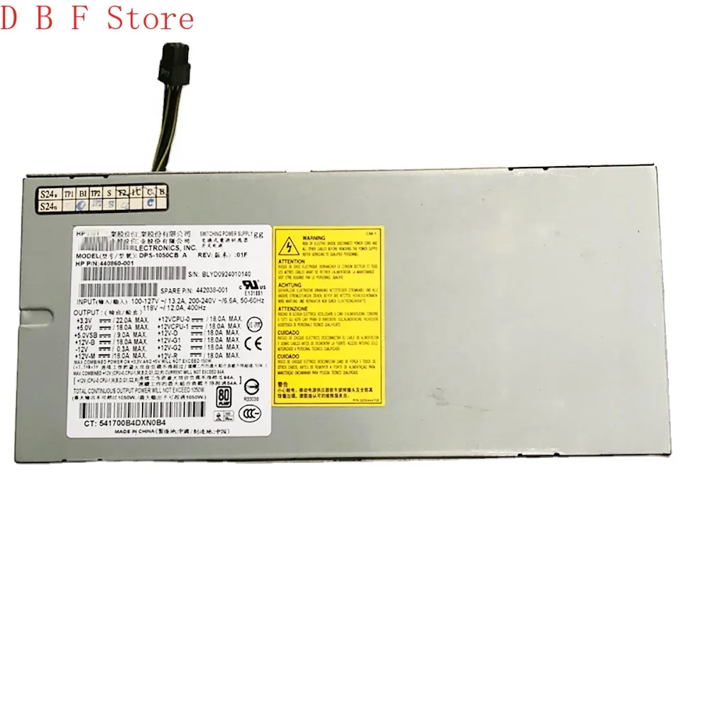 

DPS-1050CB A для HP XW8600 блок питания сервера 440860-001 442038-001 150 Вт