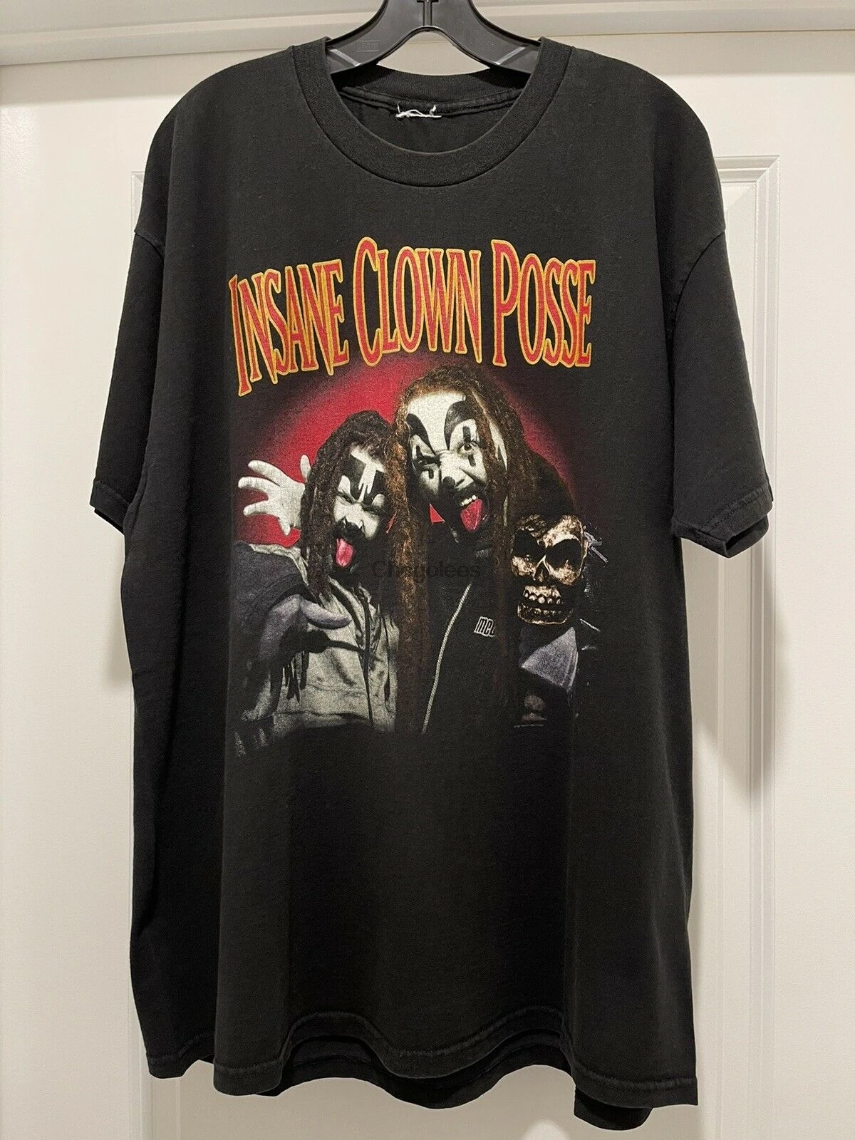 Винтажная рубашка с изображением спящего клоуна Posse промо-акция плохого 1990-х