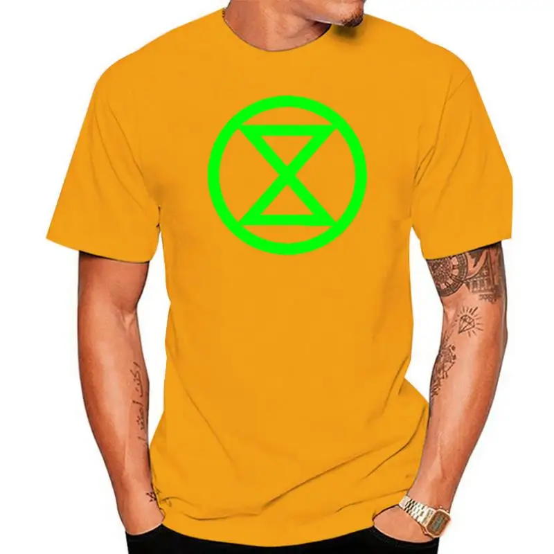 

Camiseta unisex, prenda de vestir, con logo verde, contra la venganza, la guerra, el clima, el cambio