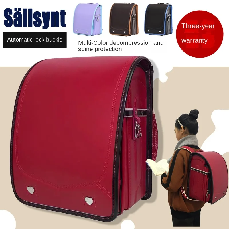 

Schoolbag for Primary School Children Boy and Girl To Reduce The Burden of The Ridge Protection Backpack To Increase Light Wear