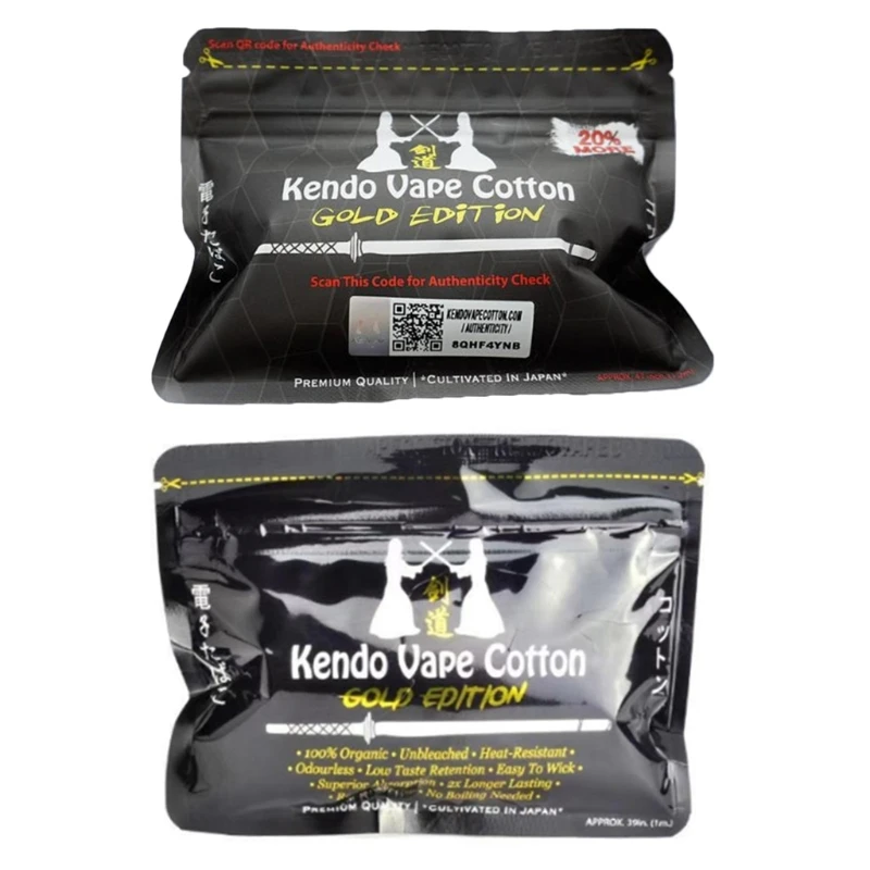 1 Piece New Kendo Vape Cotton Long-haired Cotton Oil Guide Cotton DIY Cotton 10g