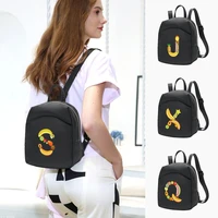 women mini backpack shoulders samll school bag for girl crossbody bag backpacks book bag fruit letter pattern shopper bag