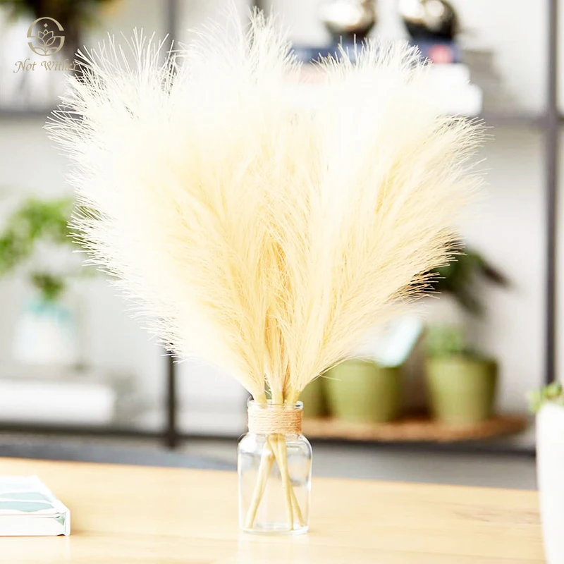 

Artificial Flowers Pampas Grass Wedding Supplies Bohemian Chic Decoration Nordic Home Decor Garden Party Living Room Ornament