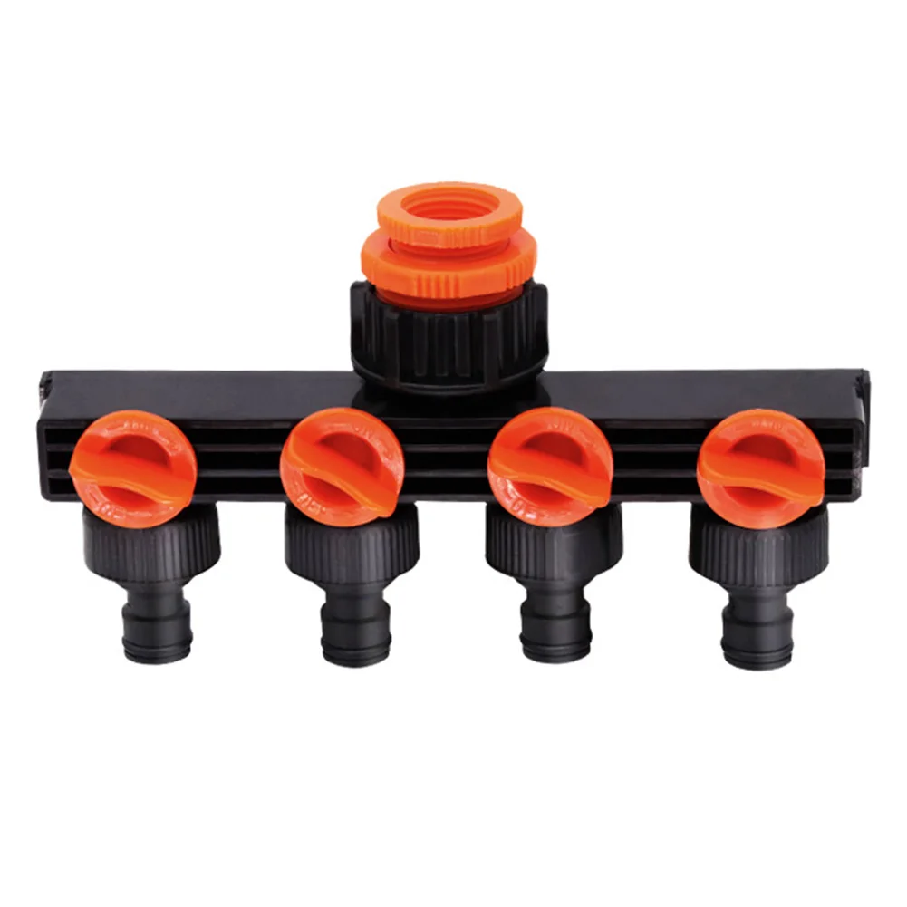 

4-Way Hose Splitters Garden Irrigation Tap Connector Automatic Watering Water Pipe Connector Garden Water Irrigation Tool