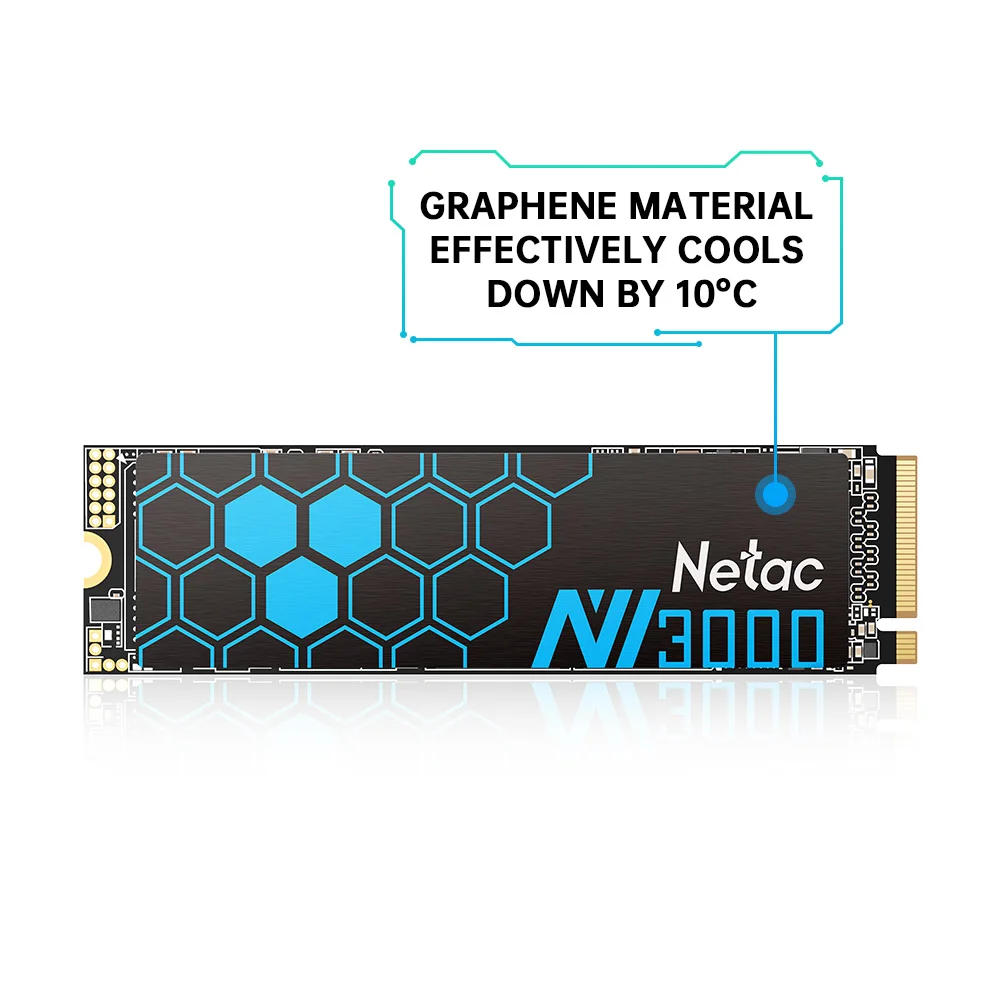 Внутренний SSD Netac NVMe M2 1 ТБ 2 500 ГБ 250 3500 МБ/с