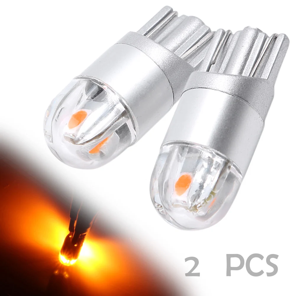 

2 шт. Универсальный автомобильный светодиодный фонарь для чтения T10, освещение номерного знака, габаритное освещение, внешний фонарь 2SMD 3030 W5W 194 168 DC 9-24 В