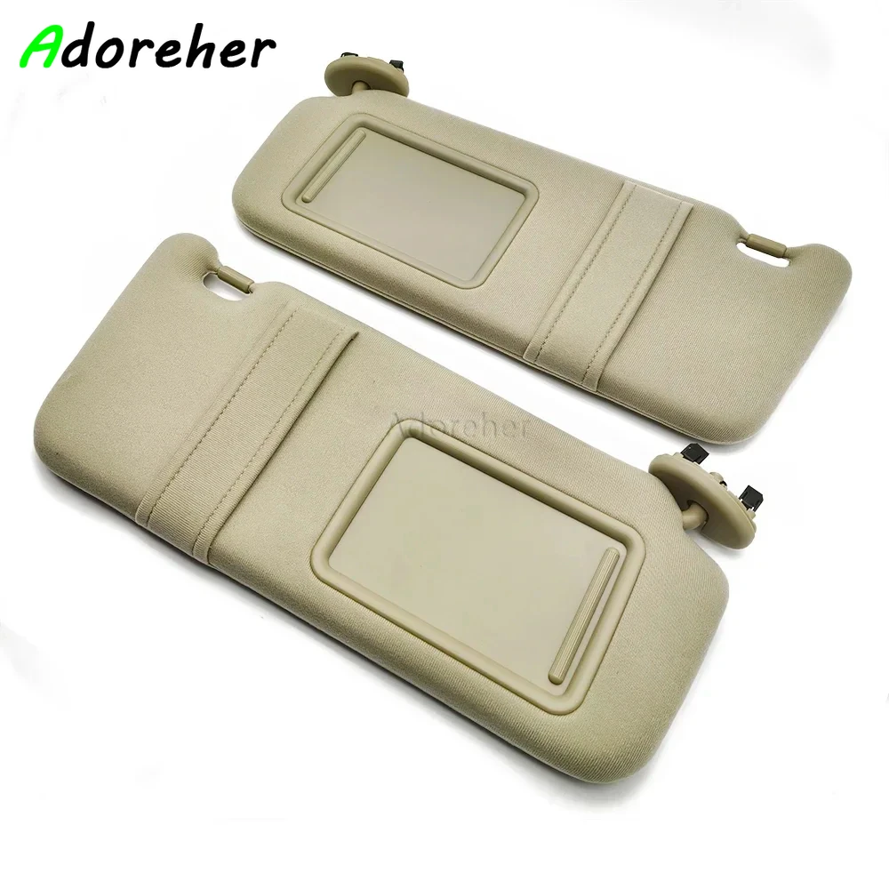 Пара солнцезащитных козырьков для водителя и пассажира с левой правой стороны