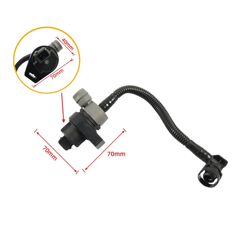 Автомобильный топливный бак вентиляционный клапан с трубой 13907618643 для-BMW 128I E90 328I