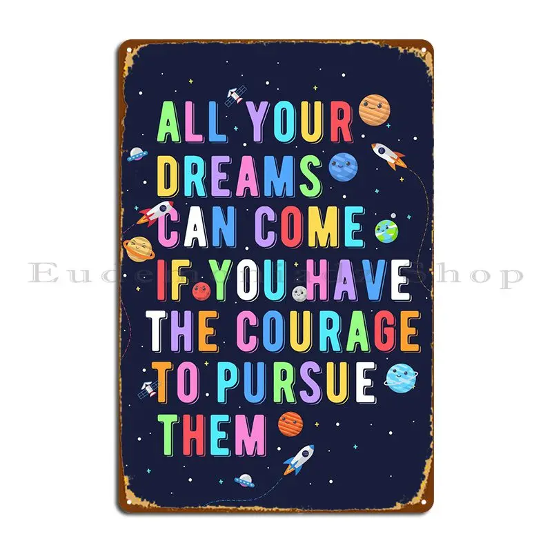 

Металлический плакат со смелыми мотивами ребенка и мечты, Настенная роспись на стену в стиле ретро, кухни, бара, жестяной плакат