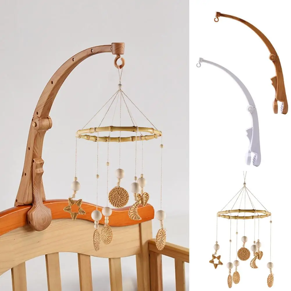 

Детская Музыкальная шкатулка с имитацией под дерево, подставка под колокольчик, Настенный декор для спальни, регулируемая высота, Cr Z4V6