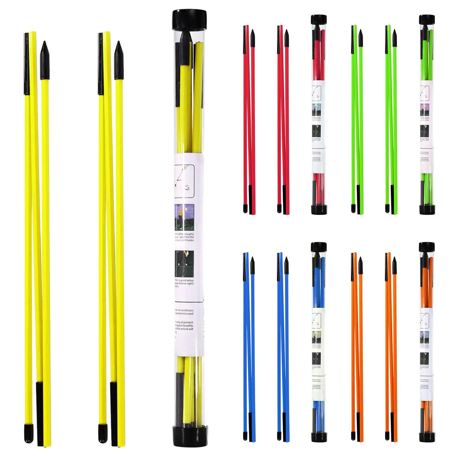

2 Pack Golf Alignment Training Aid 3‐Fold Training Exercise