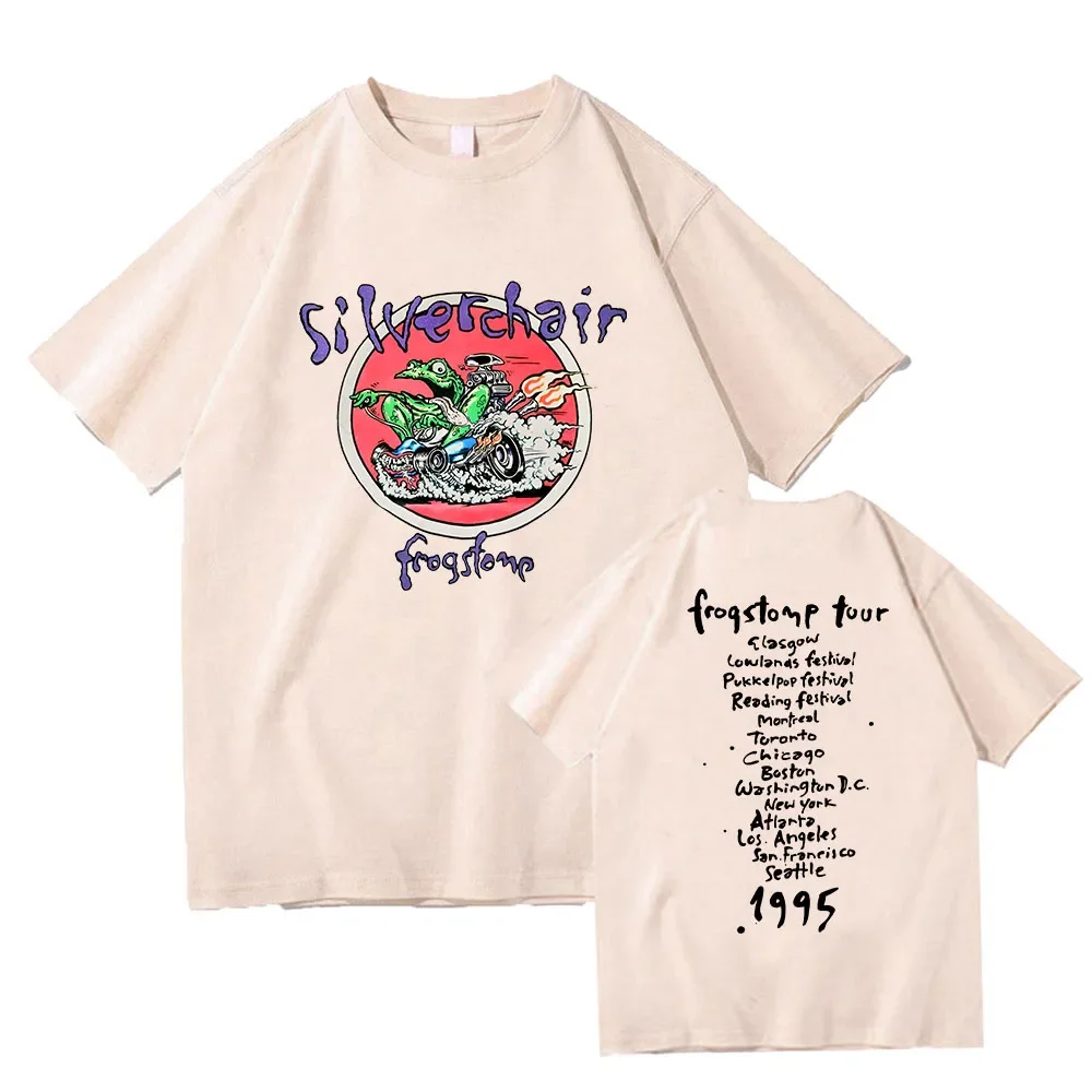 Хлопковая женскаямужская футболка Silverchair Frogstomp 1995 футболки высокого качества хлопковые удобные футболки летние футболки (art.: 3920c834aa57c) - 3920c834aa57c