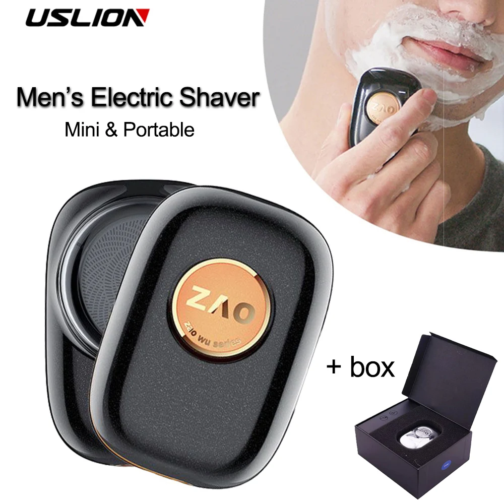 

Portable Men's Electric Shaver Beard Trimmers Potable Electric Razor Hair Removal Wet Dry Face Mini Cutter Travel Razor for Men