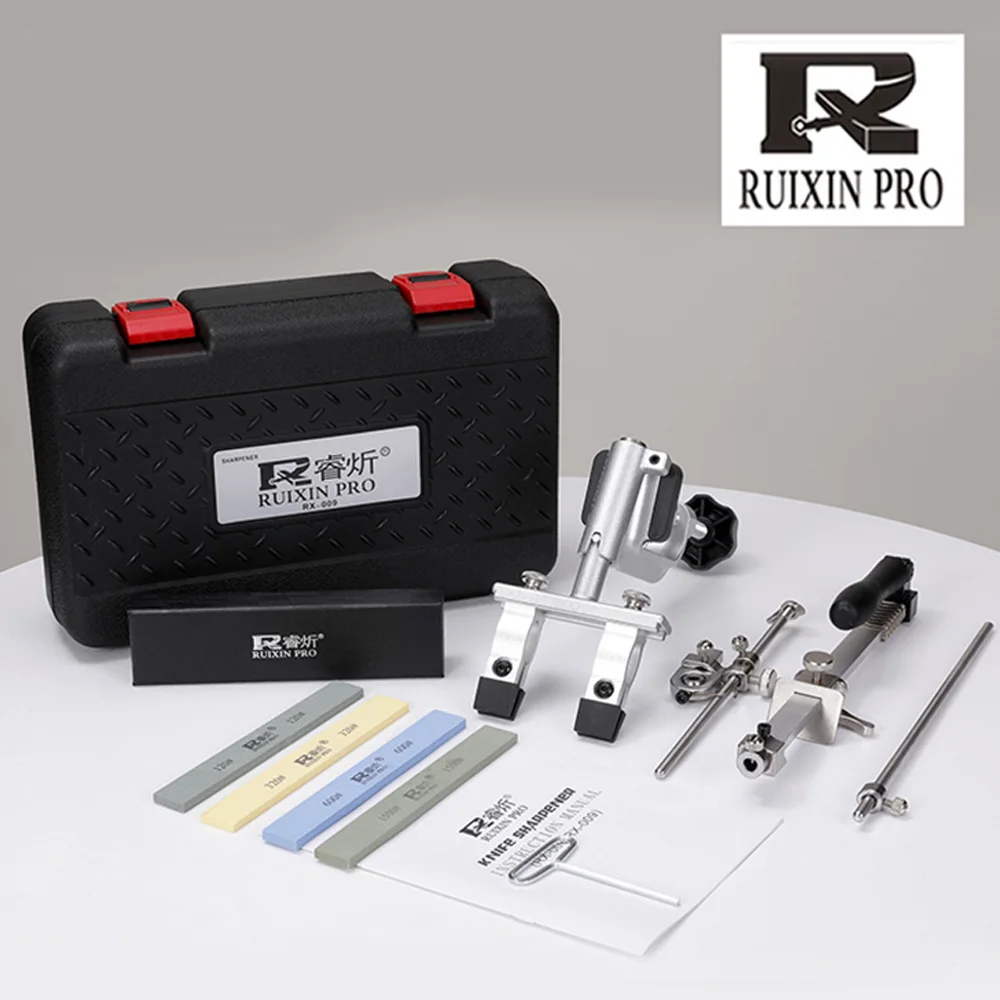 

2023 New RUIXIN PRO RX-009 Fixed Angle Sharpener Knife Sharpener Sharpening Stone Whetstone Plastic Packing Box with Storage Box