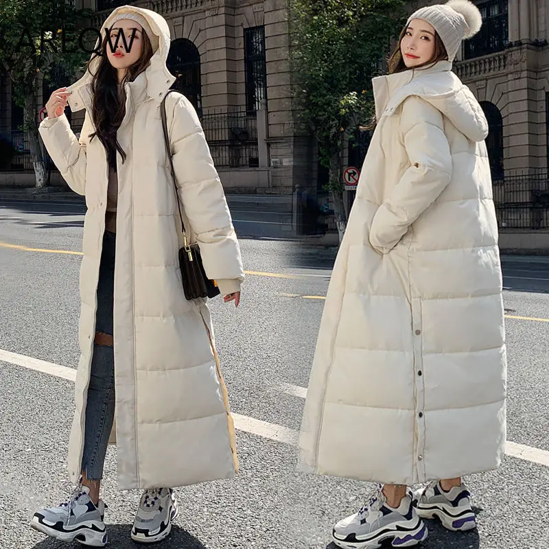 

2022 New Women's Winter Coats Long Thick Warm Parkas X Long