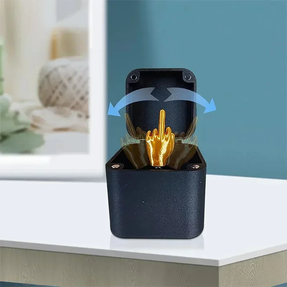 

Рождественская коробка с прикольным пальцем