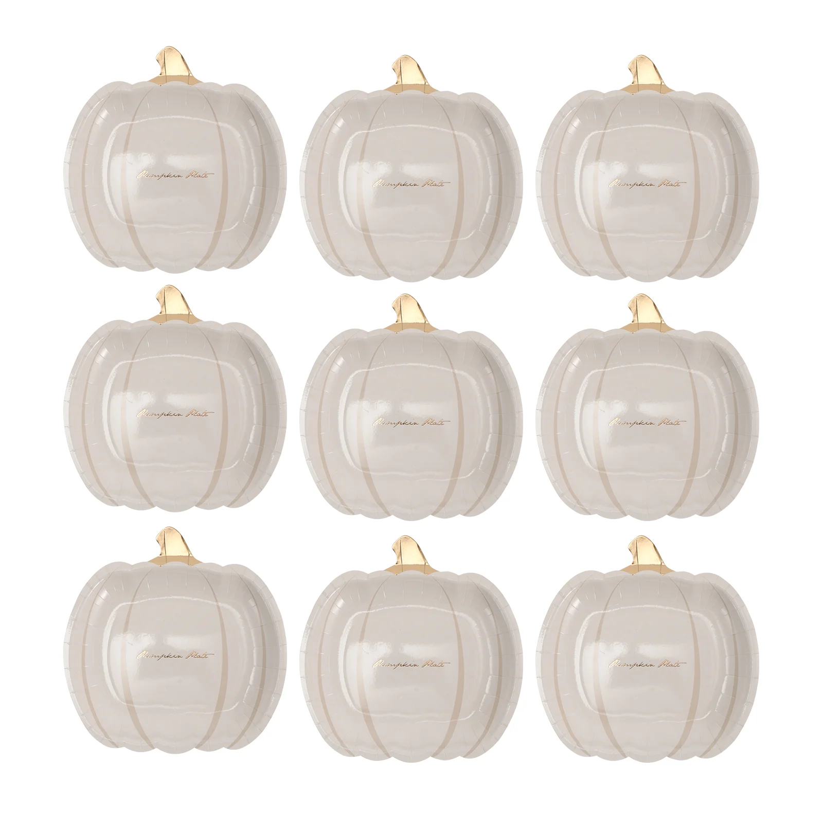 

Pumpkinpaper Party Plate Dessert Dinnerware Fall Shaped Bowl Set Bowls White Dishes Dish Saladplatter Harvest Tableware Favors