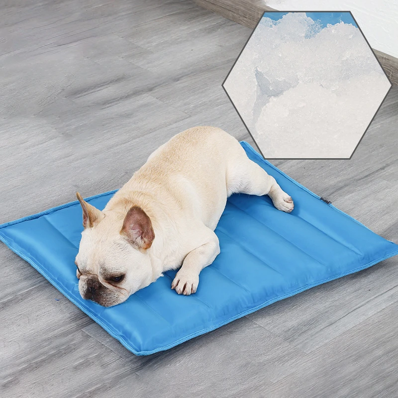 Pet Dog Cooling Mat Ice Pad Teddy Mattress Pet Cool Mat Bed Cat Summer Keep Cool Pet Gel Cooling Dog Mat for Dogs images - 6