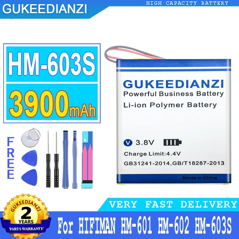 

3900mAh High Capacity Battery For HIFIMAN HM-601HM601 HM602 HM-602 HM-603S Mobile Phone Batteries High Quality