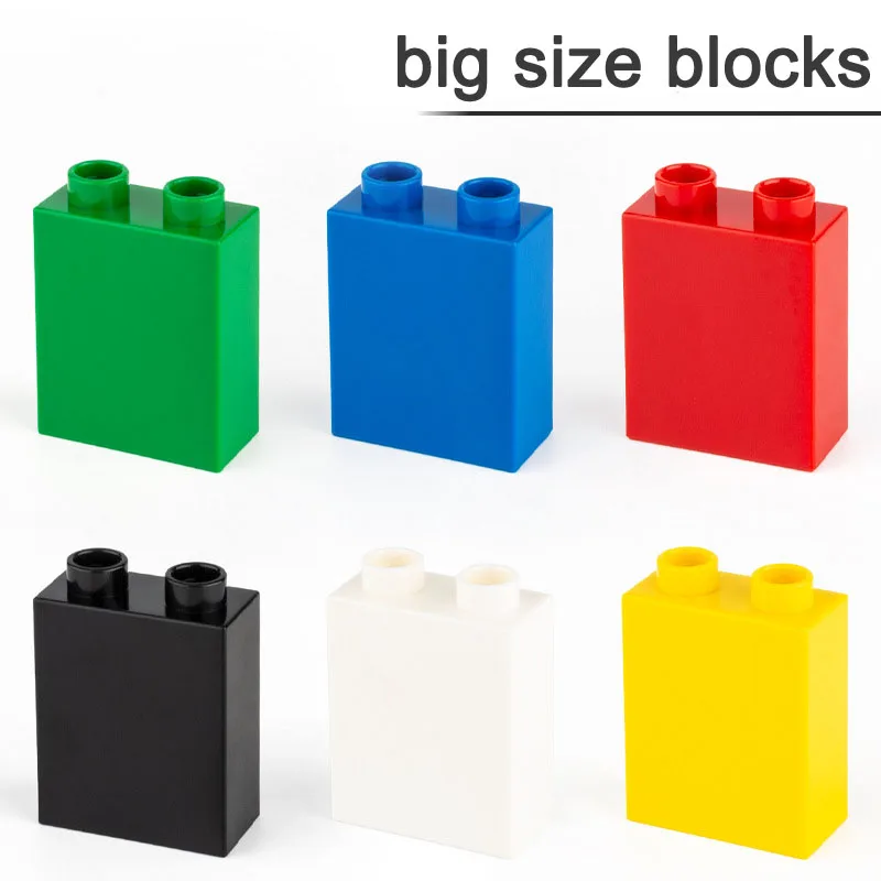 

MOC Large Building Block 4066 Big Size Brick 1x2x2 Without Bottom Tube Bricks Assembled Accessories Bulk Part for Children Toy
