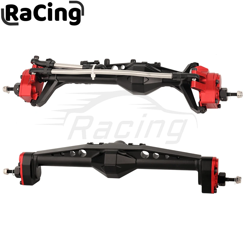 1/10 RC Гусеничный полностью металлический сплав Передняя Задняя ось портала для осевого каприа 1,9 UTB AXI03004 AXI03000T1 T2 Багги F9 обновленные детали