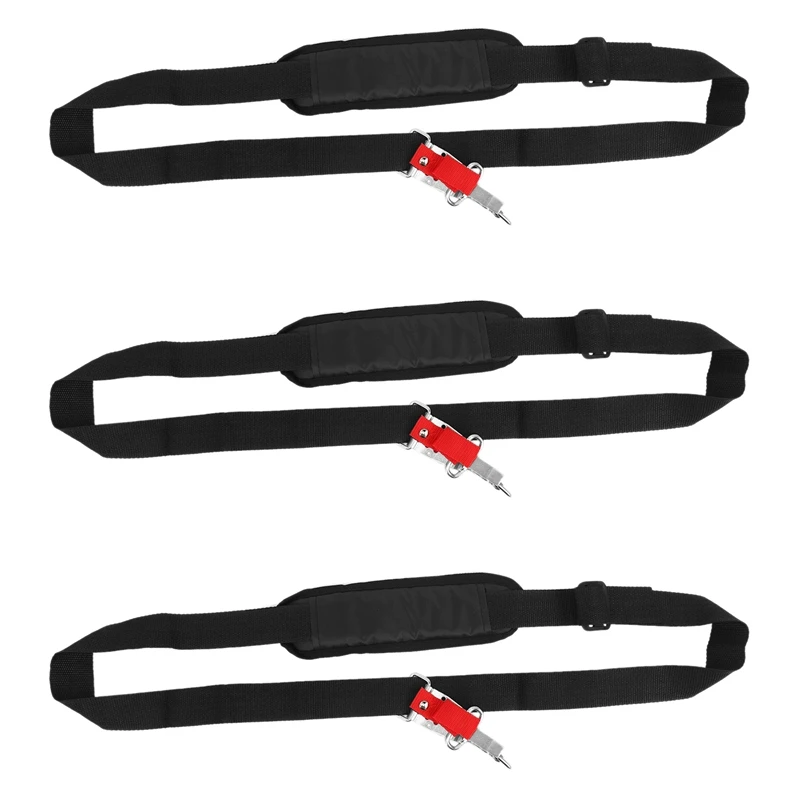

3X Universal Single Shoulder Padded Harness Strap For Brush Cutter Trimmer For Stihl