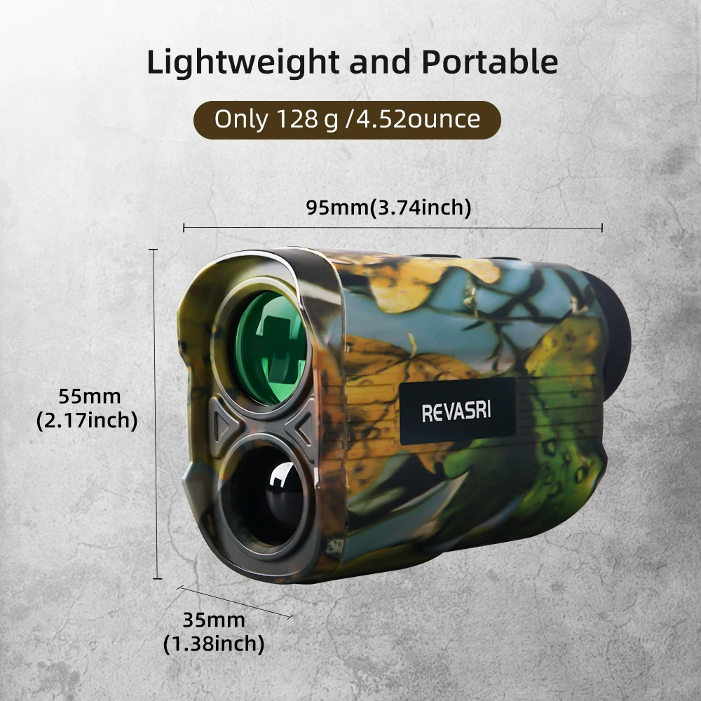 

REVASRI Мини дальномер 1000yds камуфляжный
