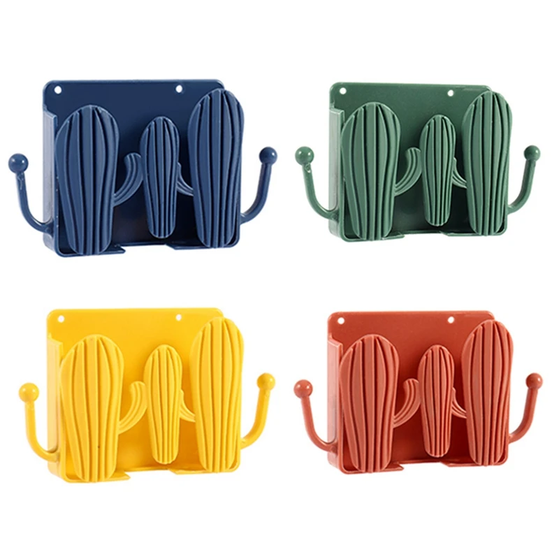 

Wall Mounted Storage Box Remote Control Organizer Case Mobile Phone Plug Charging Holder Rack Multifunction Stand For Home