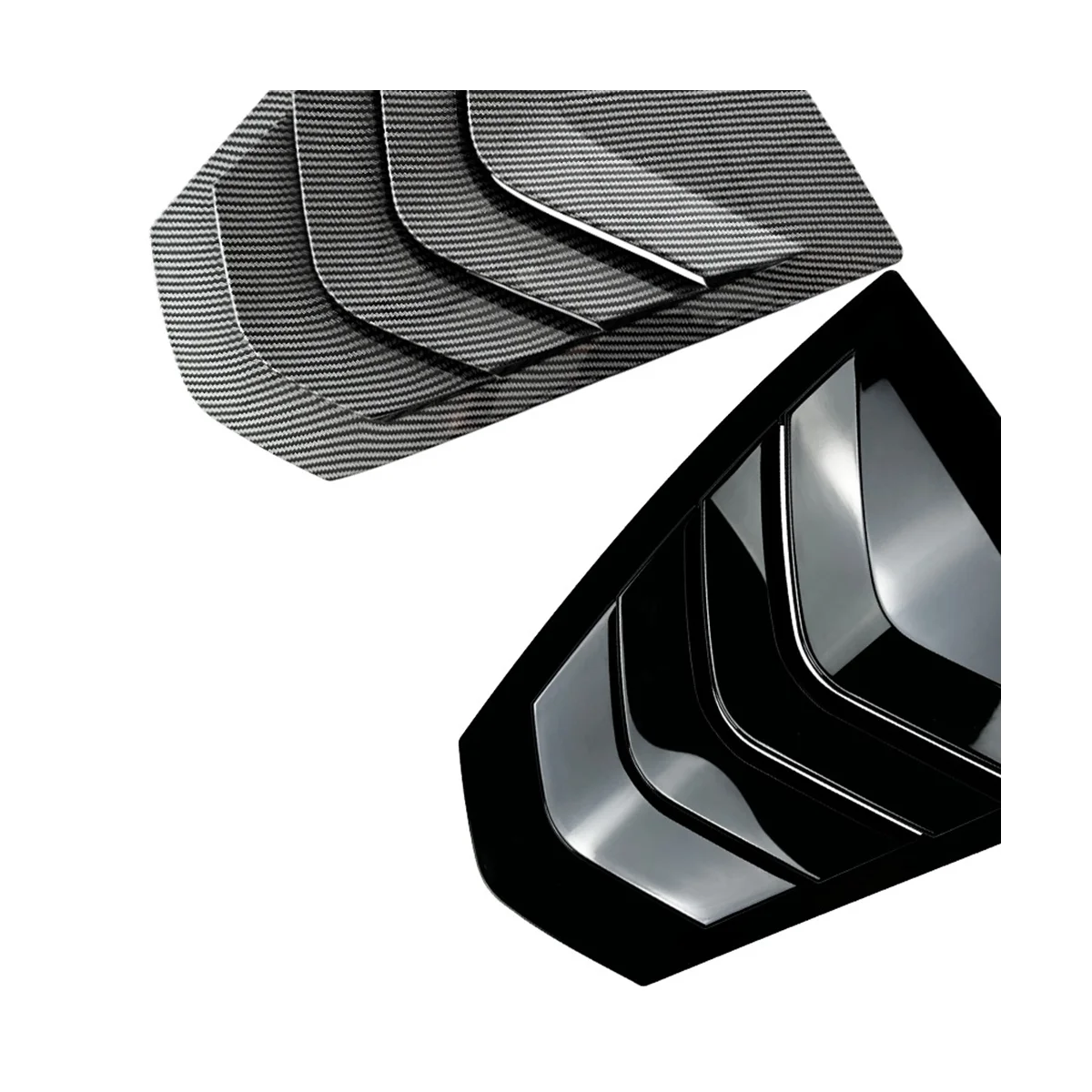 Накладки на заднее стекло автомобиля треугольные наклейки затвор отделка