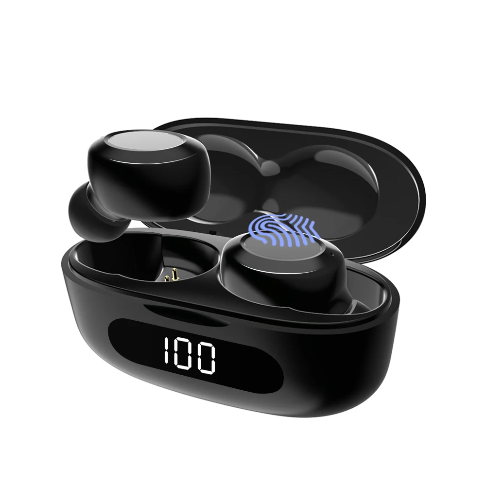 

TWS беспроводные наушники Bluetooth 5,1, наушники с шумоподавлением, Спортивная гарнитура с сенсорным управлением, длительный режим ожидания, 500 мА...