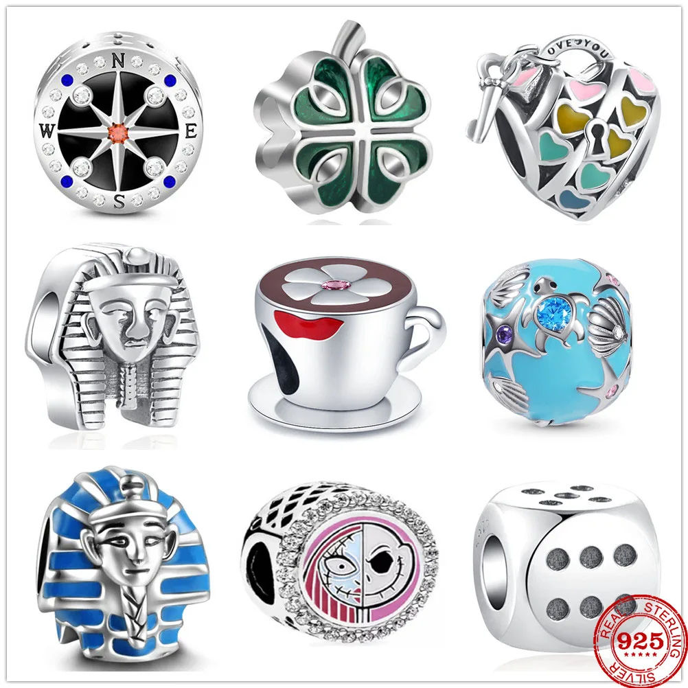 Подходит для оригинального браслета Pandora серебро 925 пробы замок чашка сито