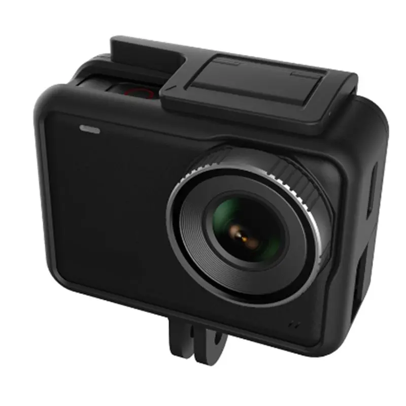 Фото Новый комплект рамки для SJCAM SJ10 Pro SJ10X SJ11 с кабелем для зарядки от мотоцикла, поддерживающий запись во время зарядки №5