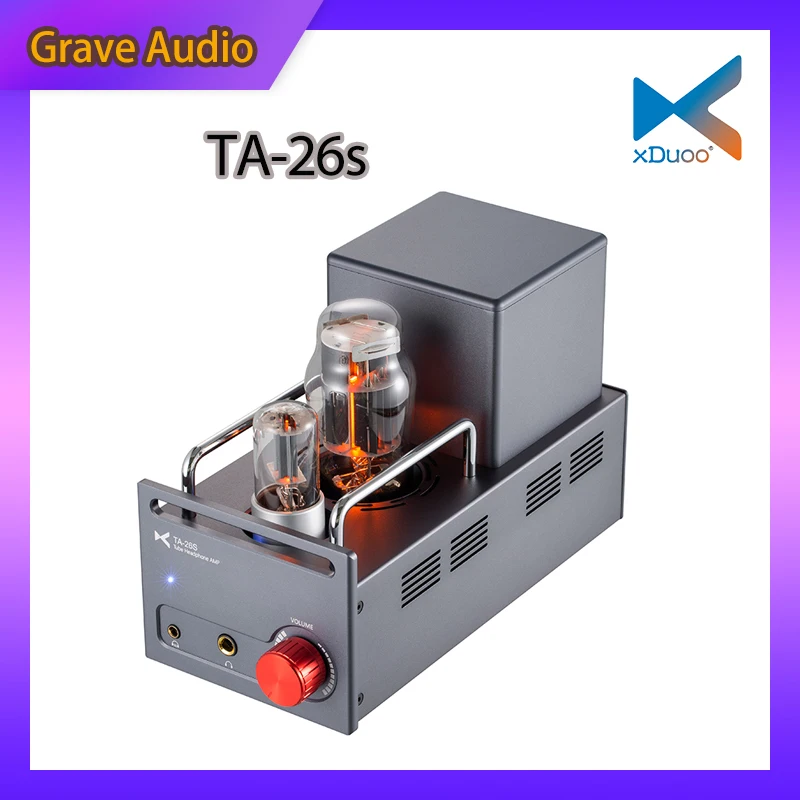 XDUOO TA-26s Ламповый усилитель Hi-Fi для наушников 6N5P 6N8P Высокопроизводительный
