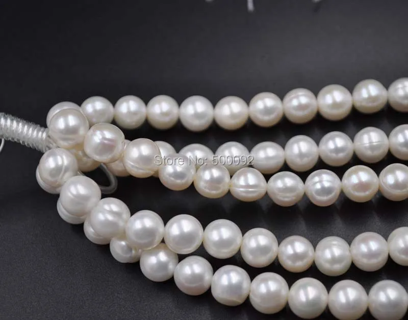 

Оптовая продажа, 5 нитей, 10 мм, круглые Струны для пресноводного жемчуга и картофеля