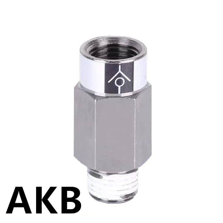 

AKB Pneumatic Check Valve Internal External Thread Air Inlet Bushing Type SMC AKB01A-01S AKB02A-02S AKB03A-03S AKB04A-04S